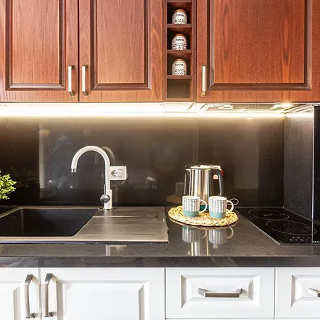 Brownie Luxury 1 With Balcony Full Kitchen 3 Min To Himare